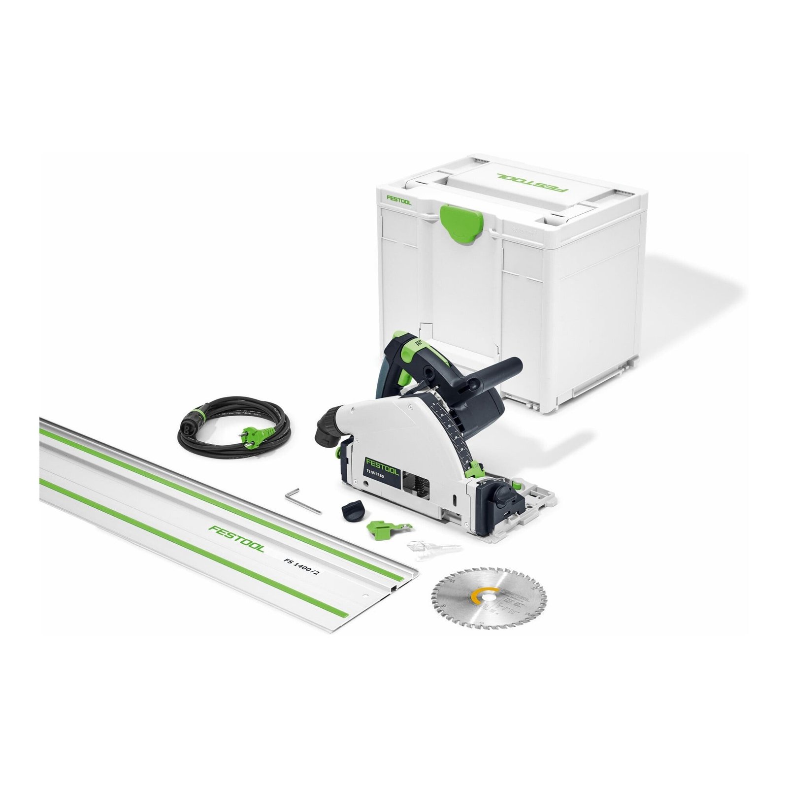 Festool TS 55 FEBQ-Plus-FS Tauchsäge mit Führungsschiene (577010)