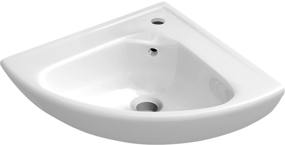 Villeroy & Boch O.novo 732740R1 Eck-Handwaschbecken 55 x 45 cm