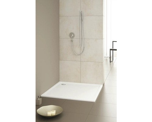 Kaldewei Superplan 390-1 Quadrat-Duschwanne 90 x 90 cm emailliert