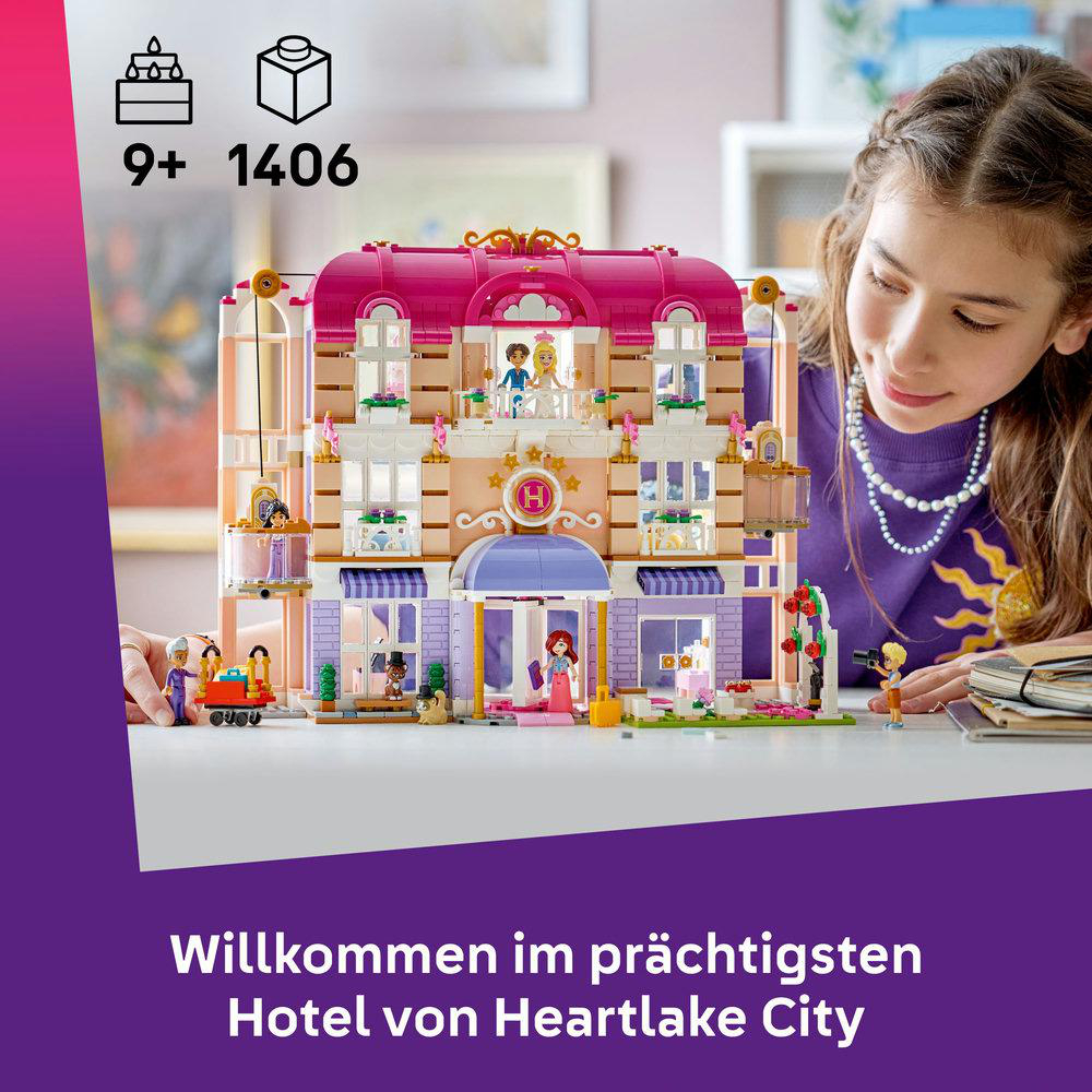 LEGO Friends Grandhotel von Heartlake City 42704 mit 1.406 Teilen