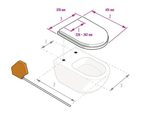 Duravit Starck 3 0063890000 WC-Sitz mit SoftClose weiß