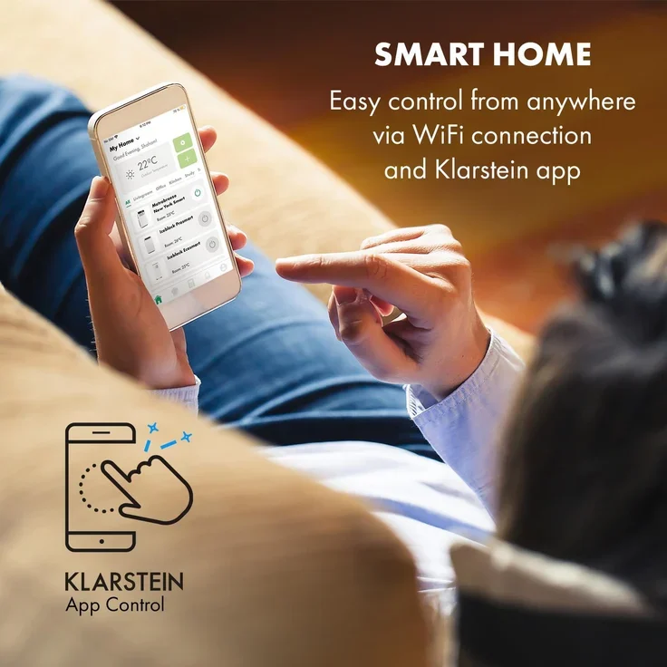 Klarstein Metrobreeze New York Smart 7k mobiles Klimagerät 2,1 kW mit WLAN