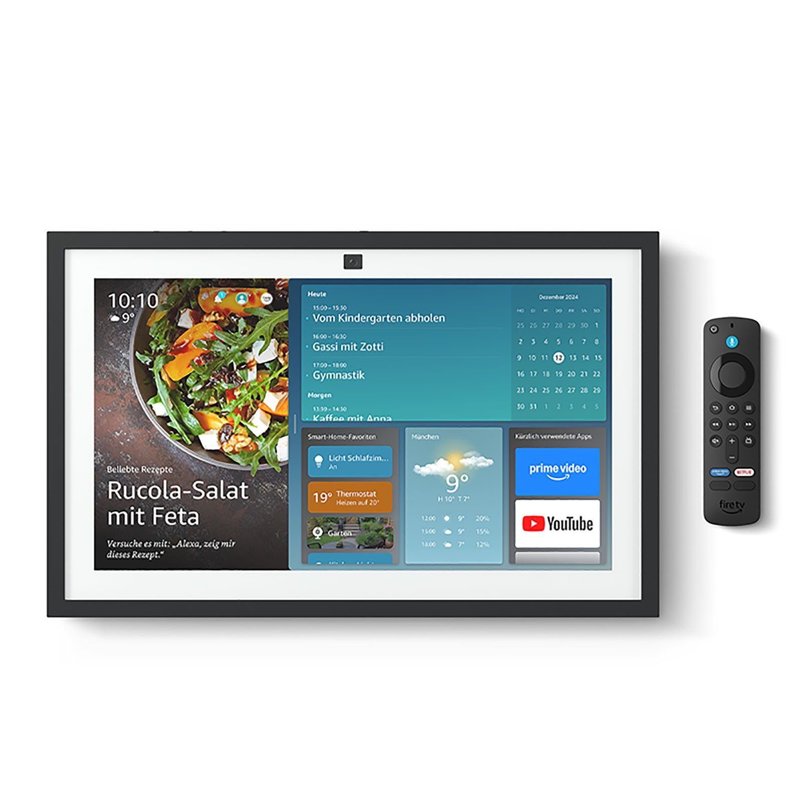 Amazon Echo Show 21 Smart Display mit Alexa und Fernbedienung