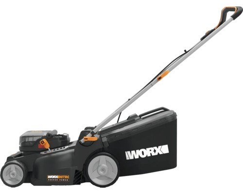Worx WG737E Akku-Rasenmäher 37 cm 2x20 V mit 2 Akkus und Ladegerät