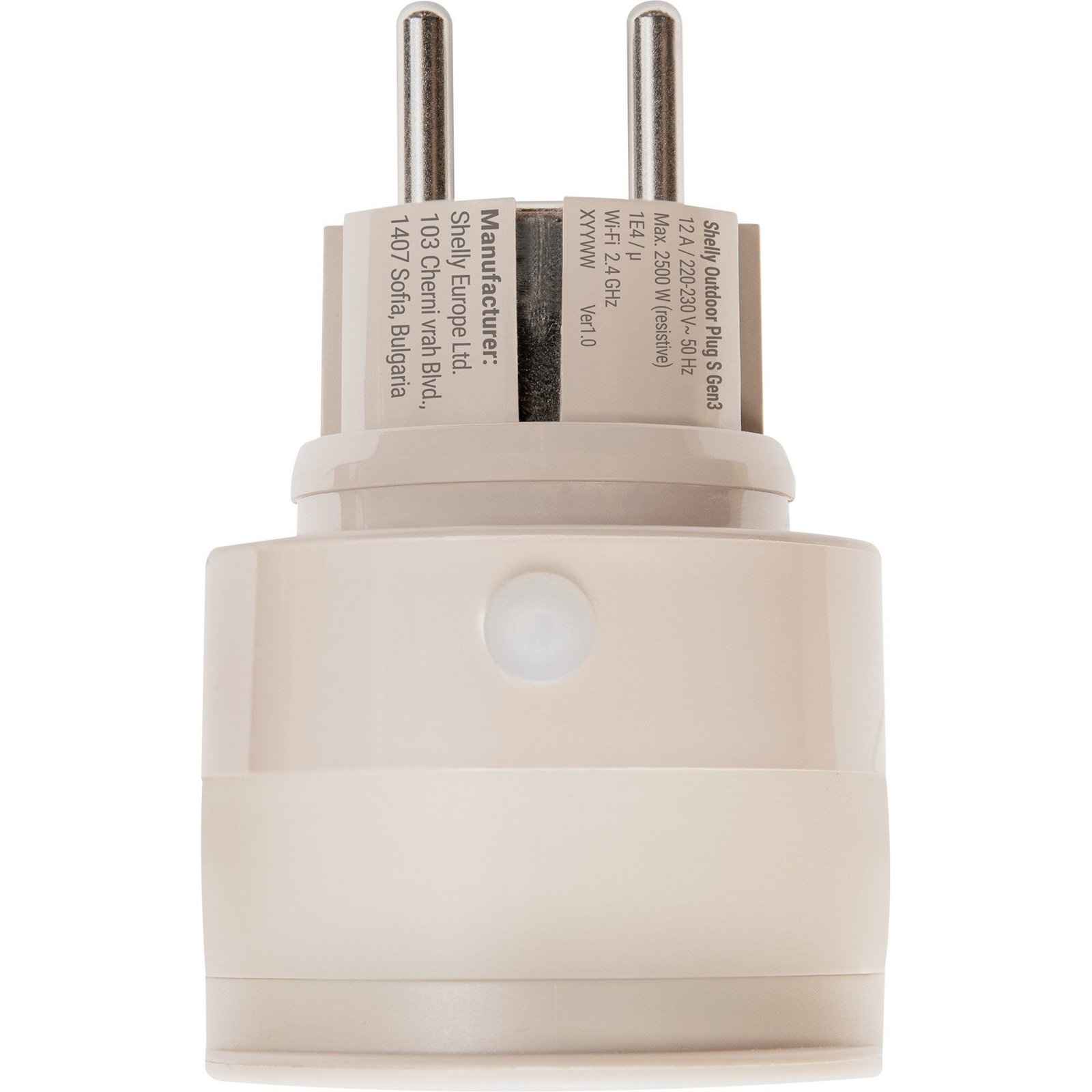 Shelly Outdoor Plug S Gen3 Smarte Outdoor-Steckdose 12 A