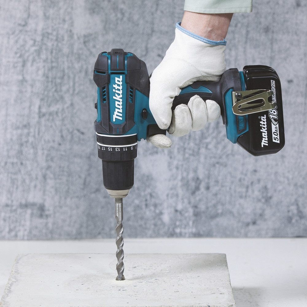 Makita DHP482RFX9 Akku-Schlagbohrschrauber 18 V mit 2 Akkus (3,0 Ah)