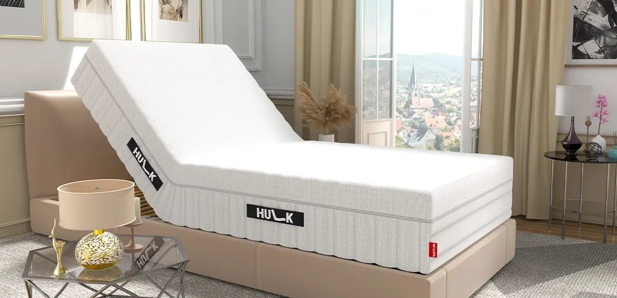 bett1 Hulk Matratze mit elektrischem Lattenrostelement