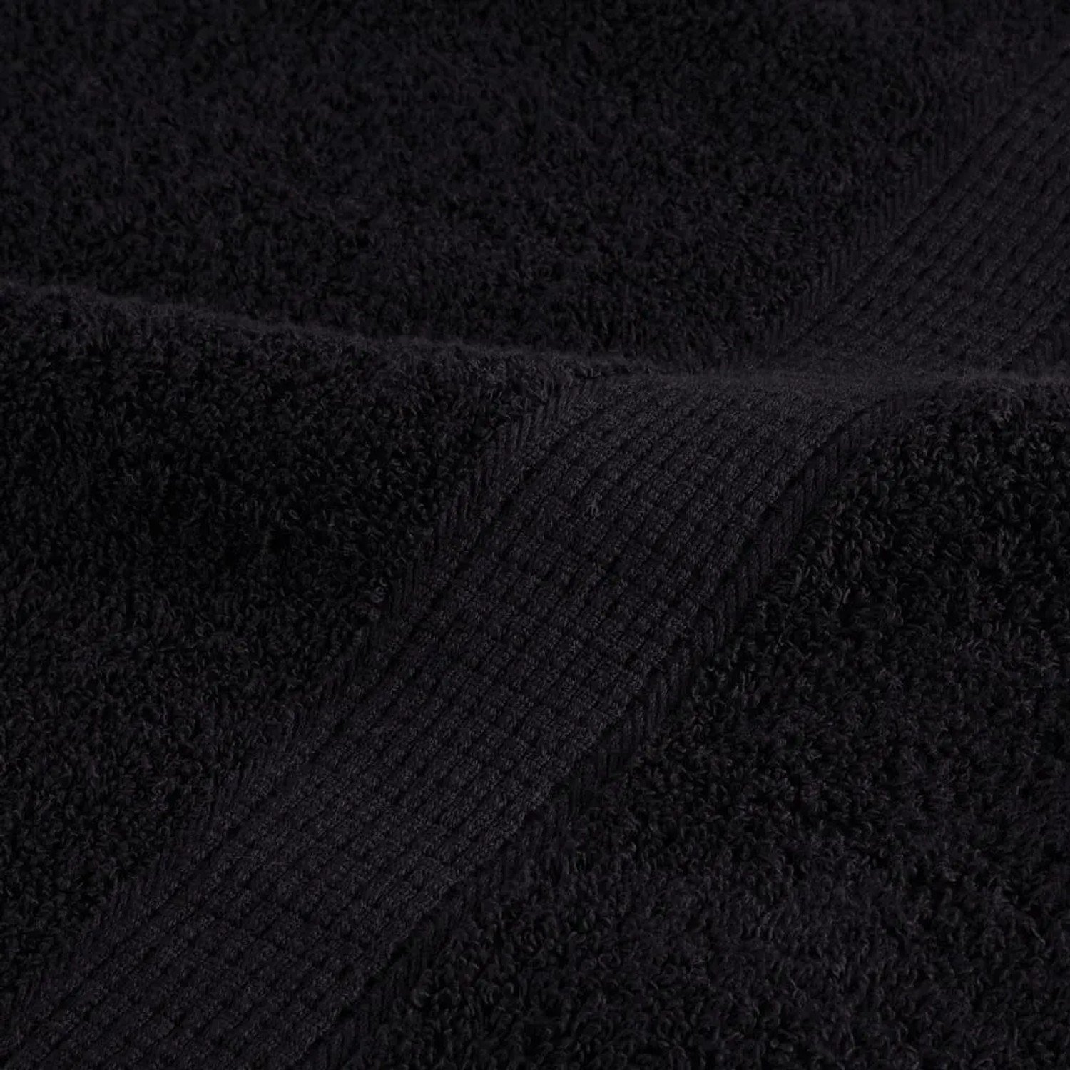 vidaXL Premium-Handtuch-Set 6-teilig Schwarz 600 g/m² Baumwolle