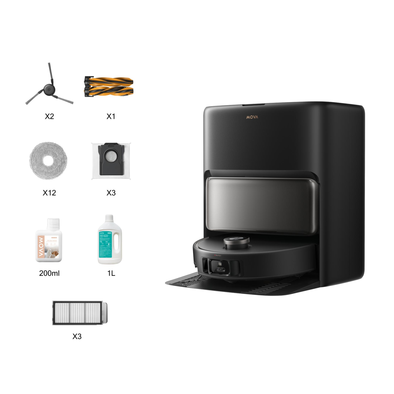 Mova V50 Ultra Complete Saug- und Wischroboter 24000 Pa
