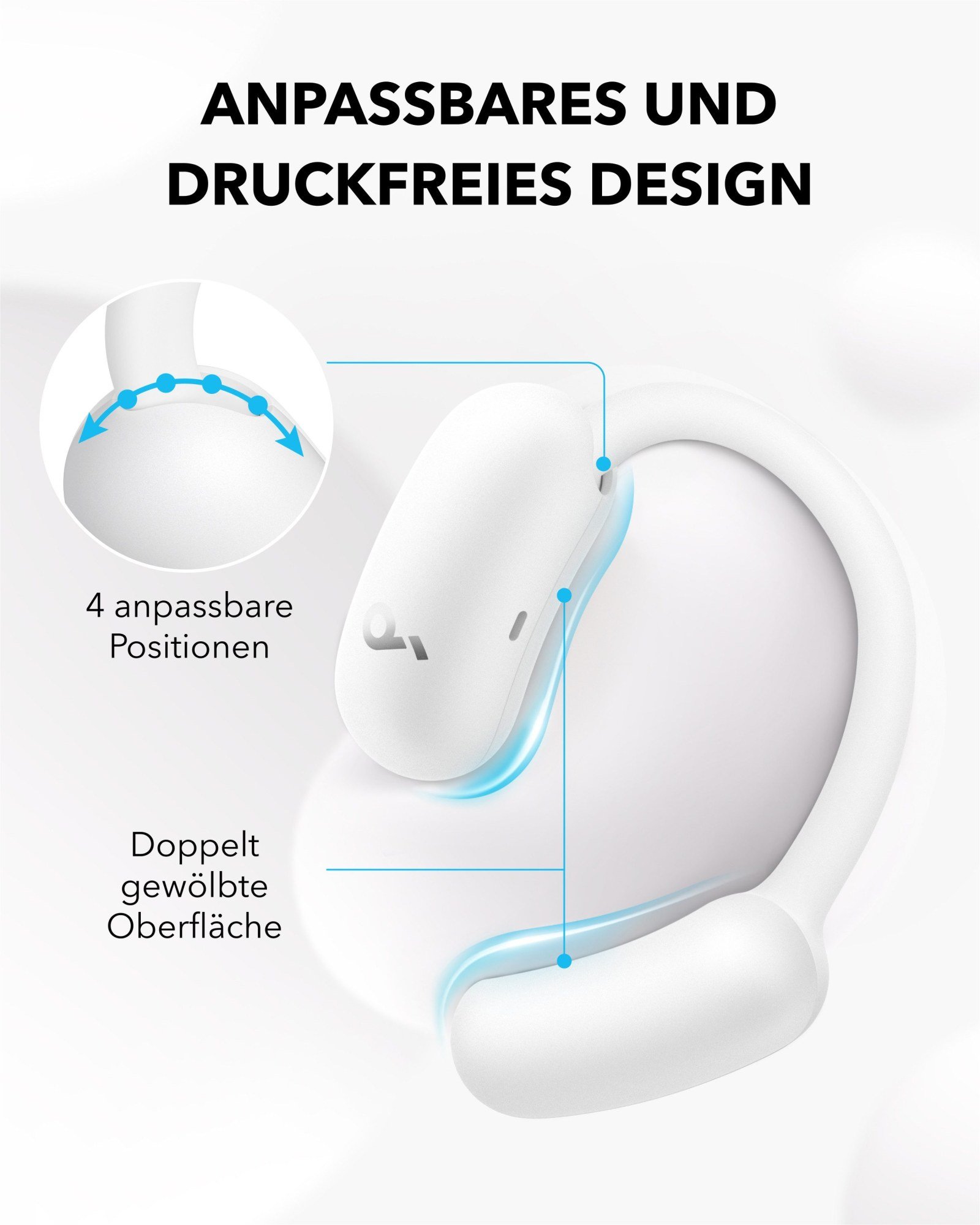 Soundcore AeroFit 2 Open-Ear-Kopfhörer mit Bluetooth 5.4