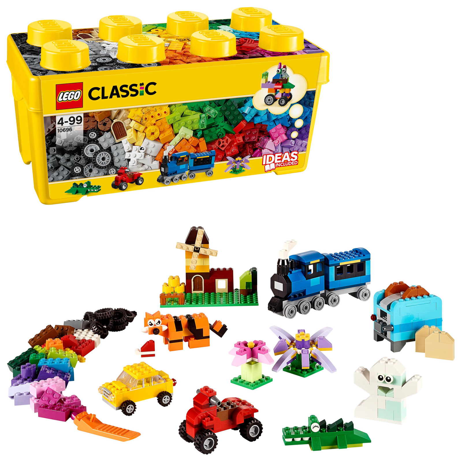 LEGO Classic Mittelgroße Bausteine-Box 10696 mit 484 Teilen