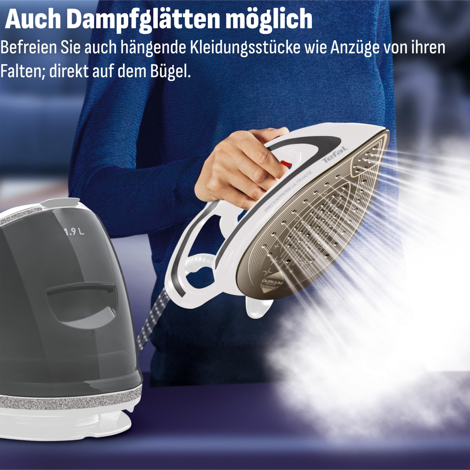 Tefal Pro Express Ultimate GV9567 Dampfbügelstation 2600 W