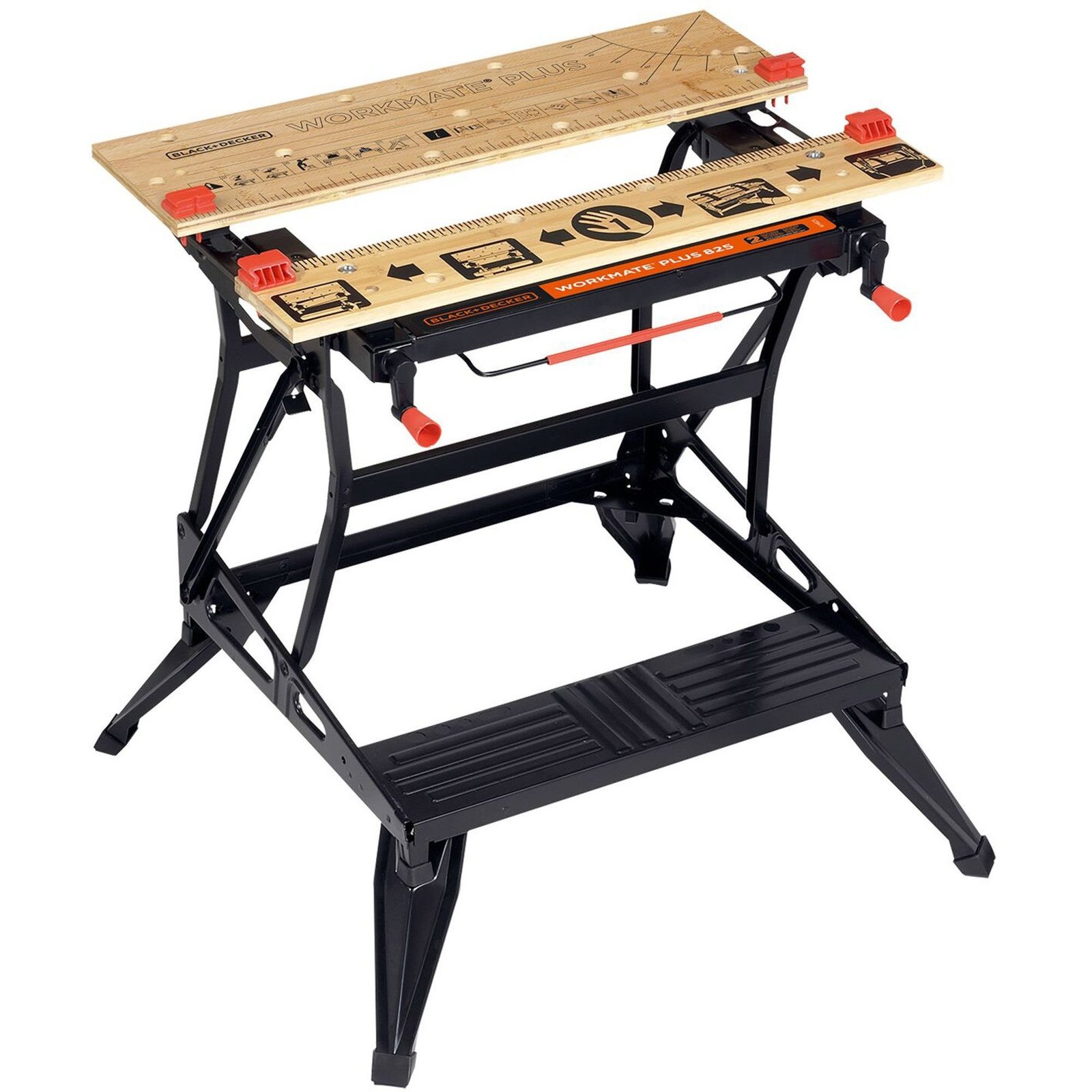 Black & Decker WM825 Workmate Klappbare Werkbank aus Stahl