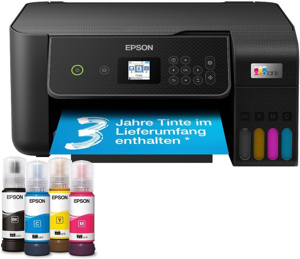 Epson EcoTank ET-2870 Multifunktionsdrucker 3-in-1 Tintentank WLAN Wi-Fi Direct