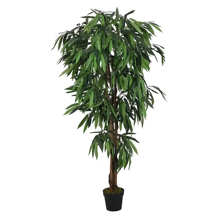 vidaXL Künstlicher Mangobaum Grün 70 × 70 × 120 cm im Topf
