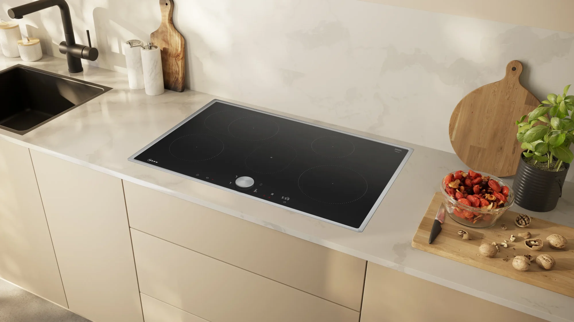 Neff N 90 T58STF1L0 Induktionskochfeld 80 cm mit TwistPad