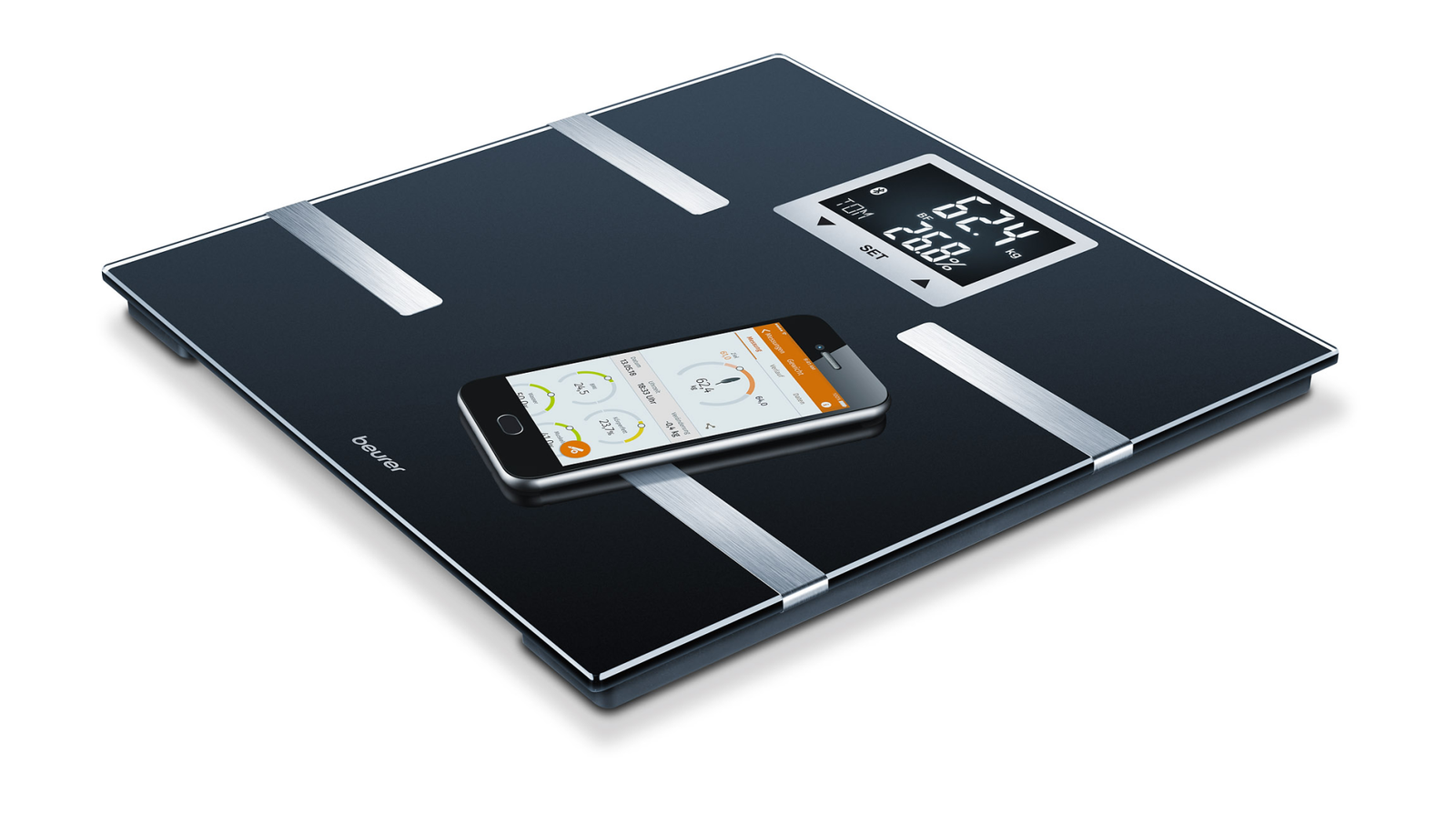 Beurer BF 720 Bluetooth-Diagnosewaage Edelstahl