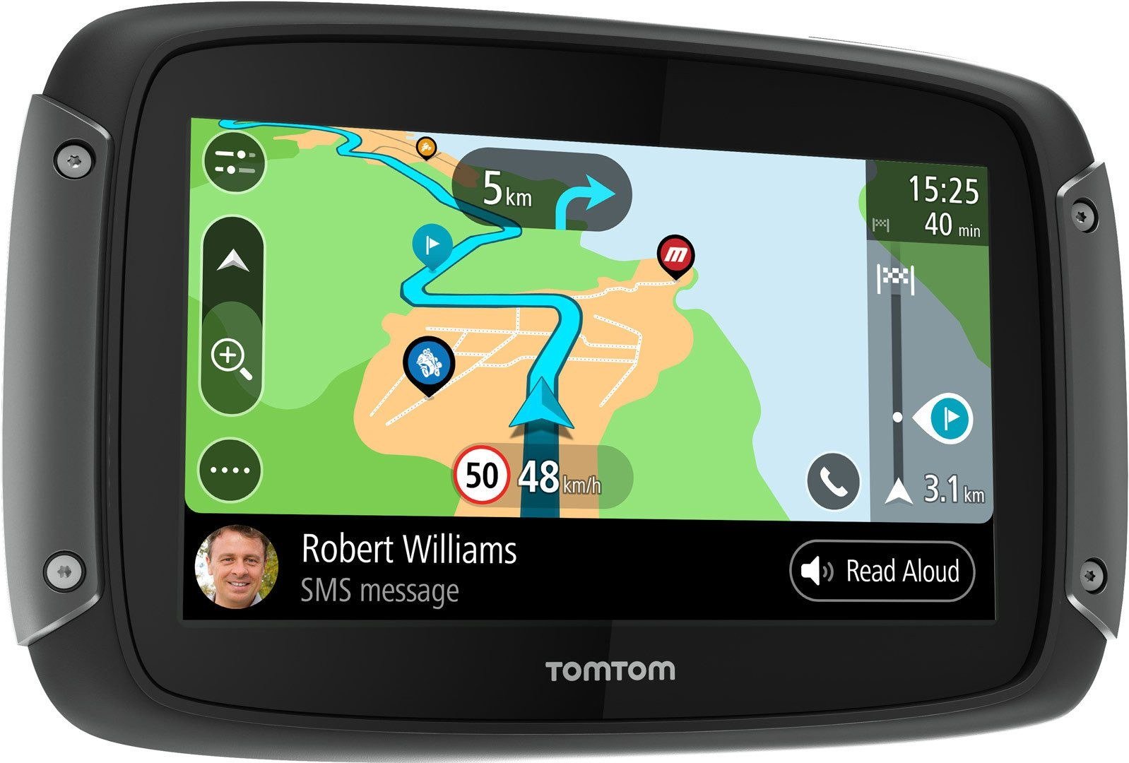 TomTom Rider 550 Motorrad-Navigationsgerät 4,3 Zoll