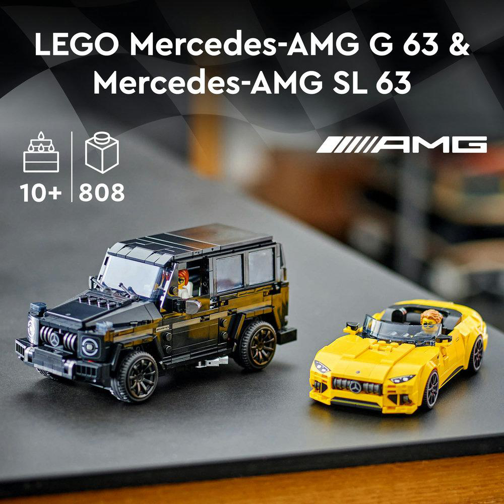 LEGO Speed Champions Mercedes-AMG G 63 & Mercedes-AMG SL 63 76924 mit 808 Teilen