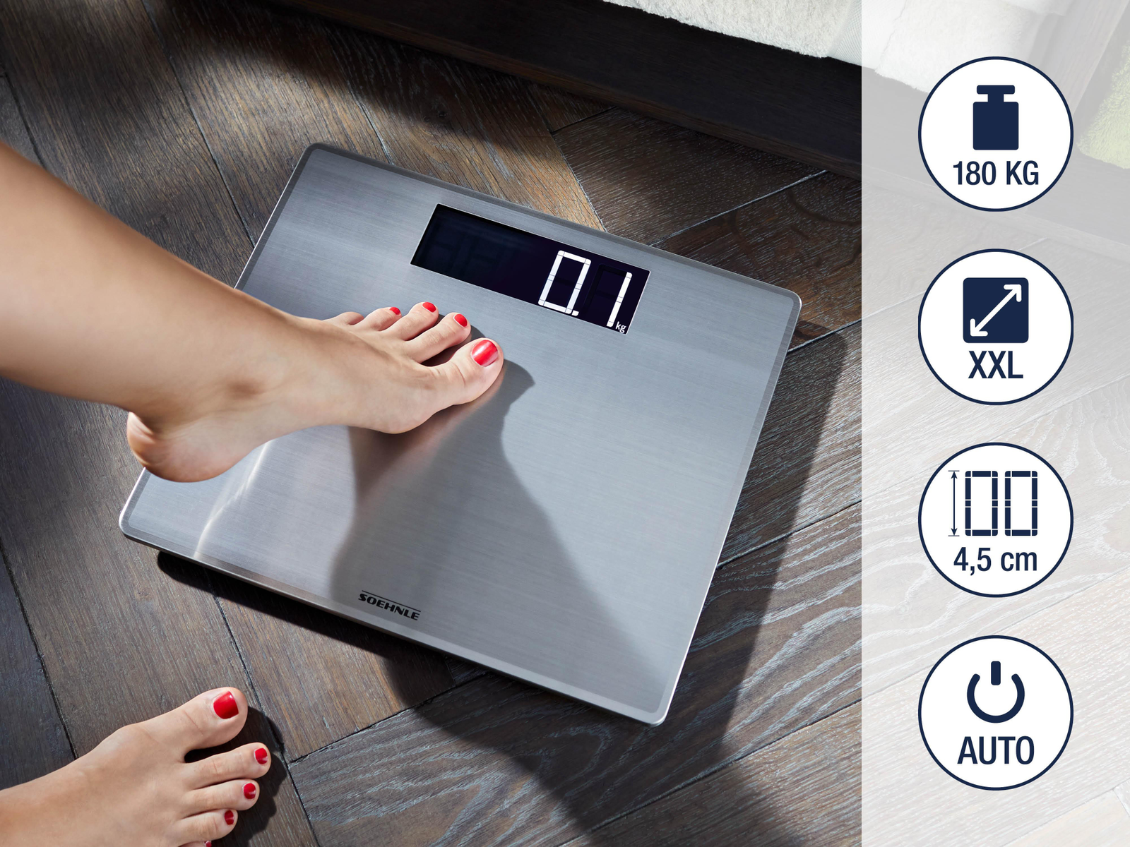 Soehnle Style Sense Safe 300 Digitale Personenwaage