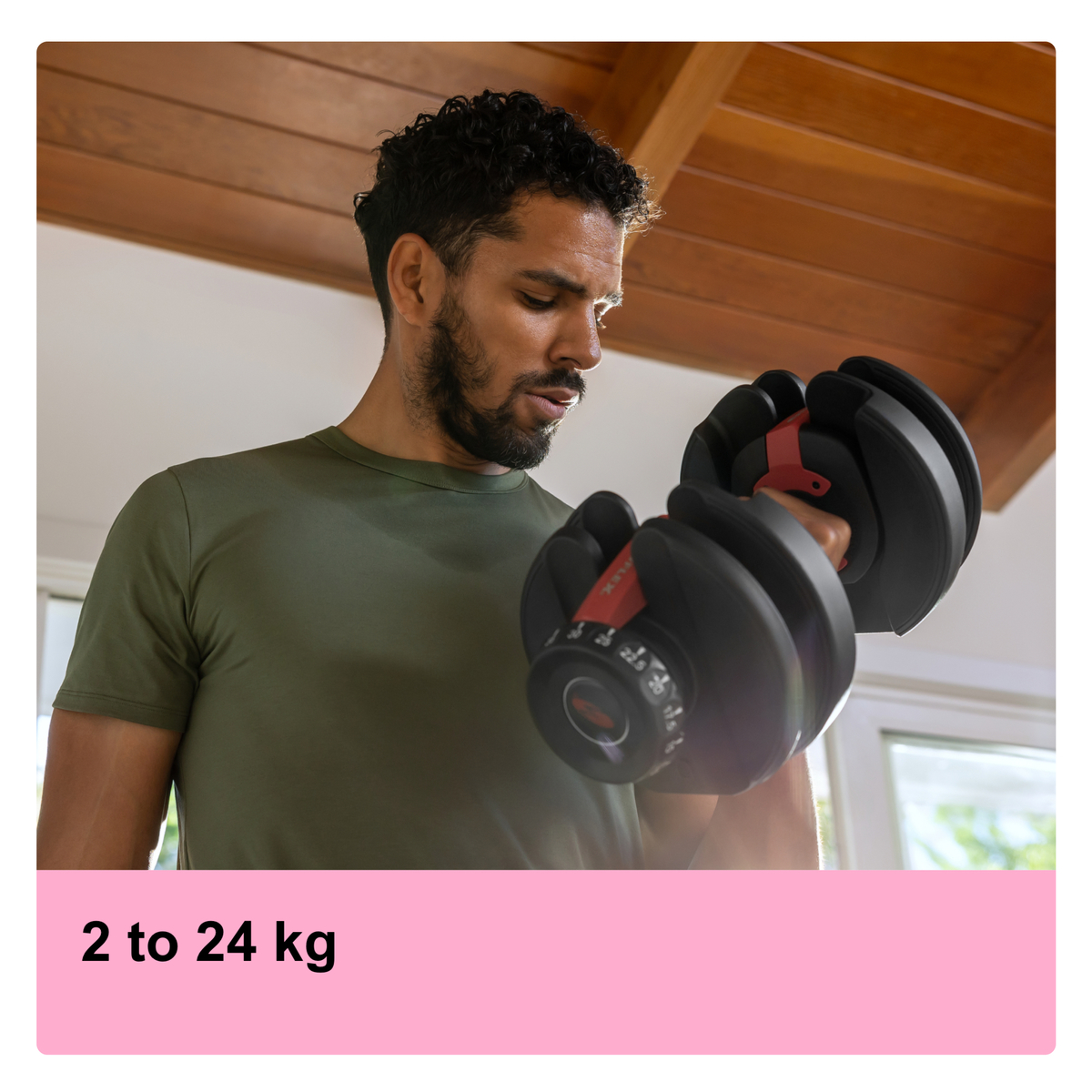 Bowflex SelectTech 552i Verstellbare Kurzhantel