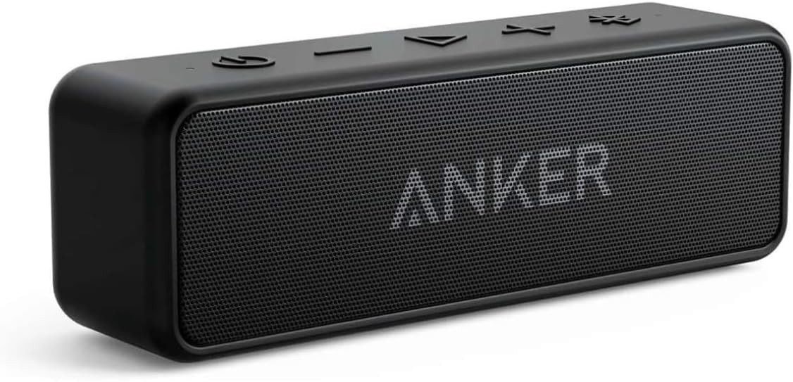 Anker Soundcore 2 Bluetooth-Lautsprecher IPX5 mit 24 h Akku
