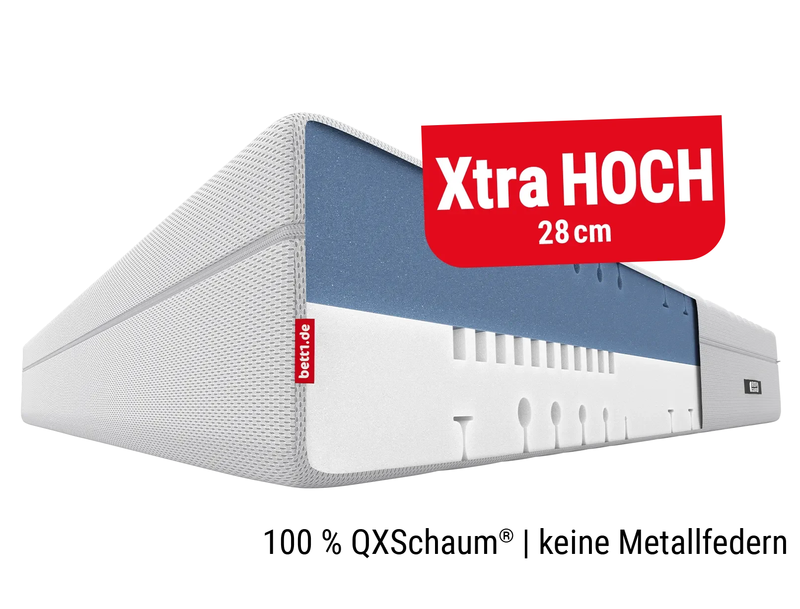 bett1 Bodyguard Boxspring Matratze Kaltschaum 28 cm
