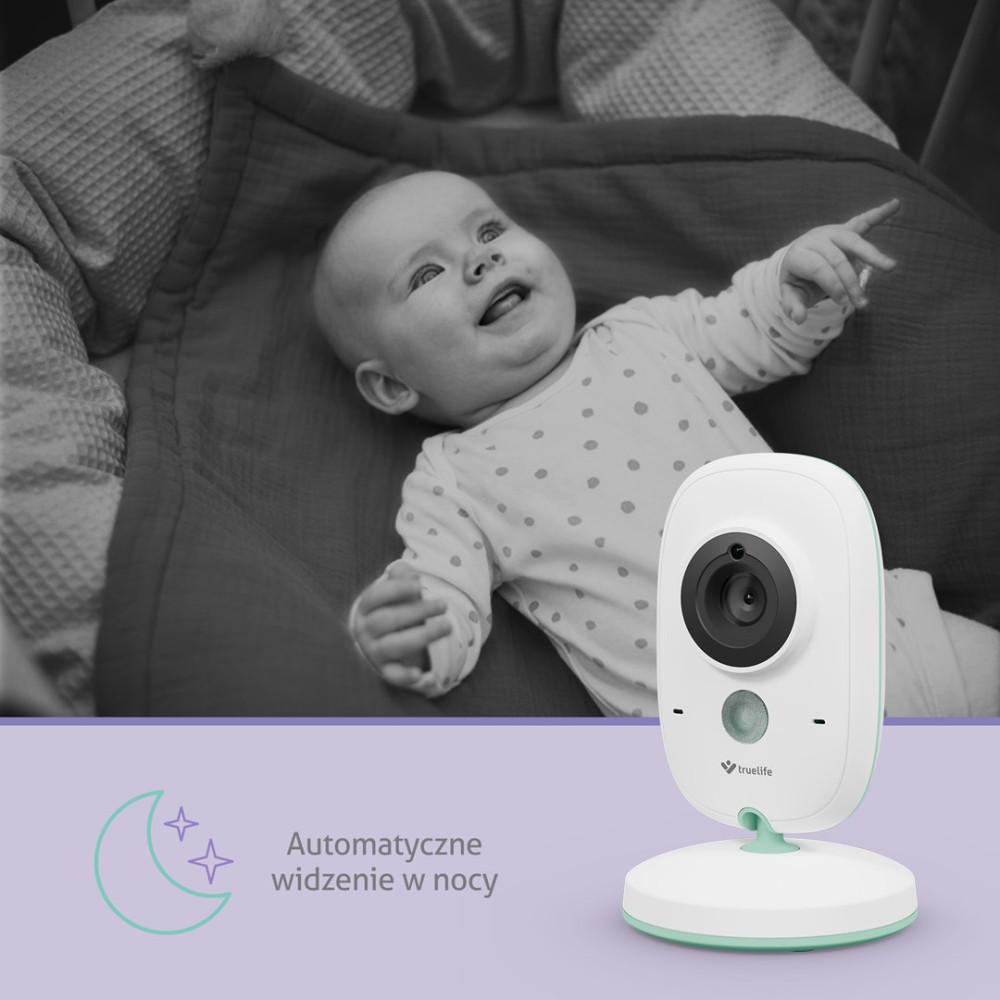 Truelife NannyCam H32 Pro Video-Babyphone mit Raumthermometer